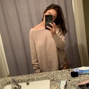 Pink Oversized Sweater